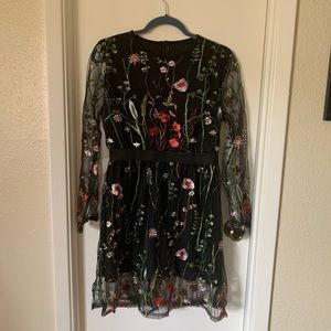 Embroidered dress by SHEIN